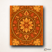 Autumn Whisper (Mandala) -  Paint by numbers Kit -  Portrait By Numbers