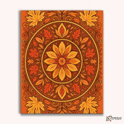 Autumn Whisper (Mandala) -  Paint by Numbers Kit for Adults -  Portrait By Numbers