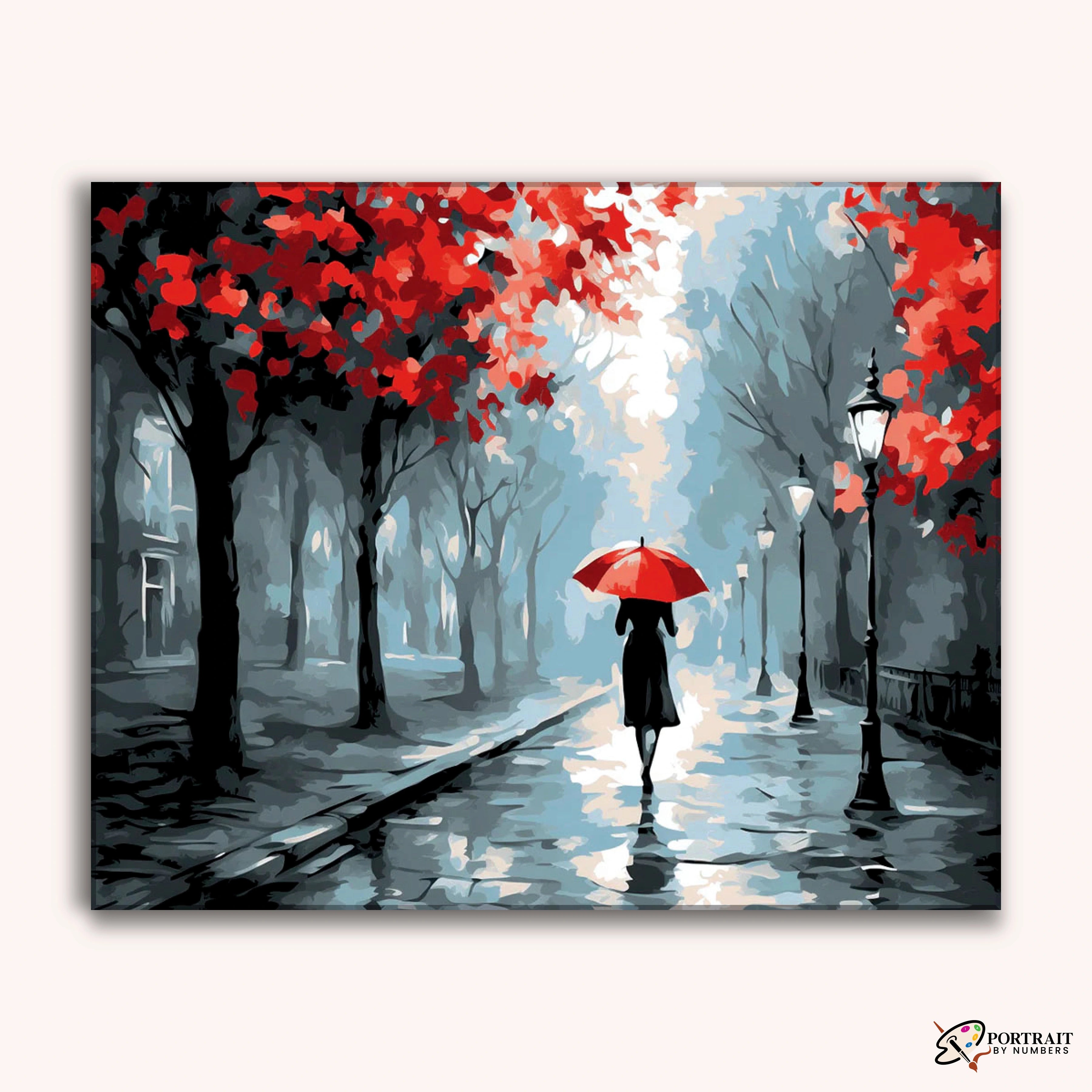 Autumn's Solitude -  Paint by Numbers Kit for Adults -  Portrait By Numbers