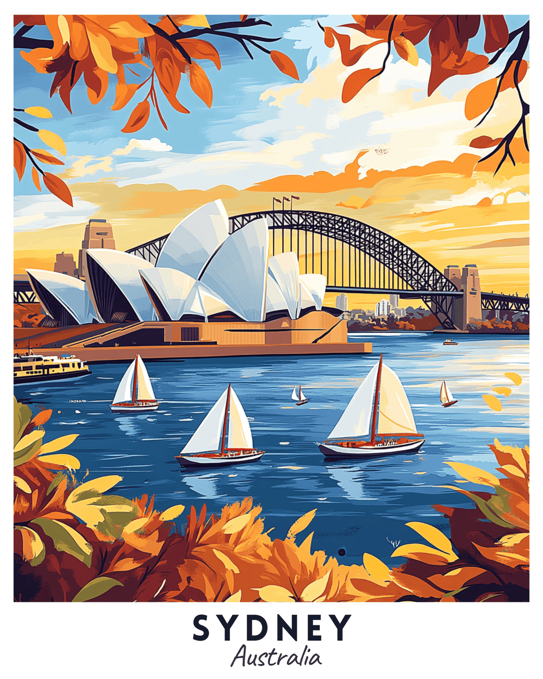 Sydney - Reisposter 