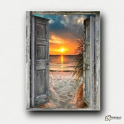 Beach Doors -  Paint by numbers Kit -  Portrait By Numbers