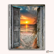 Beach Doors -  Paint by Numbers Kit for Adults -  Portrait By Numbers