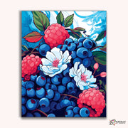 Berry Bush -  Paint by Numbers Kit for Adults -  Portrait By Numbers