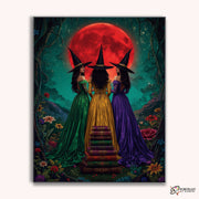 Blood Moon Coven -  Paint by Numbers Kit for Adults -  Portrait By Numbers