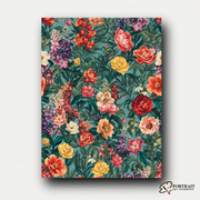 Blooming Garden -  Paint by numbers -  Portrait By Numbers