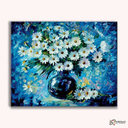 Blue Daisy Floret -  Paint by Numbers Kit for Adults -  Portrait By Numbers