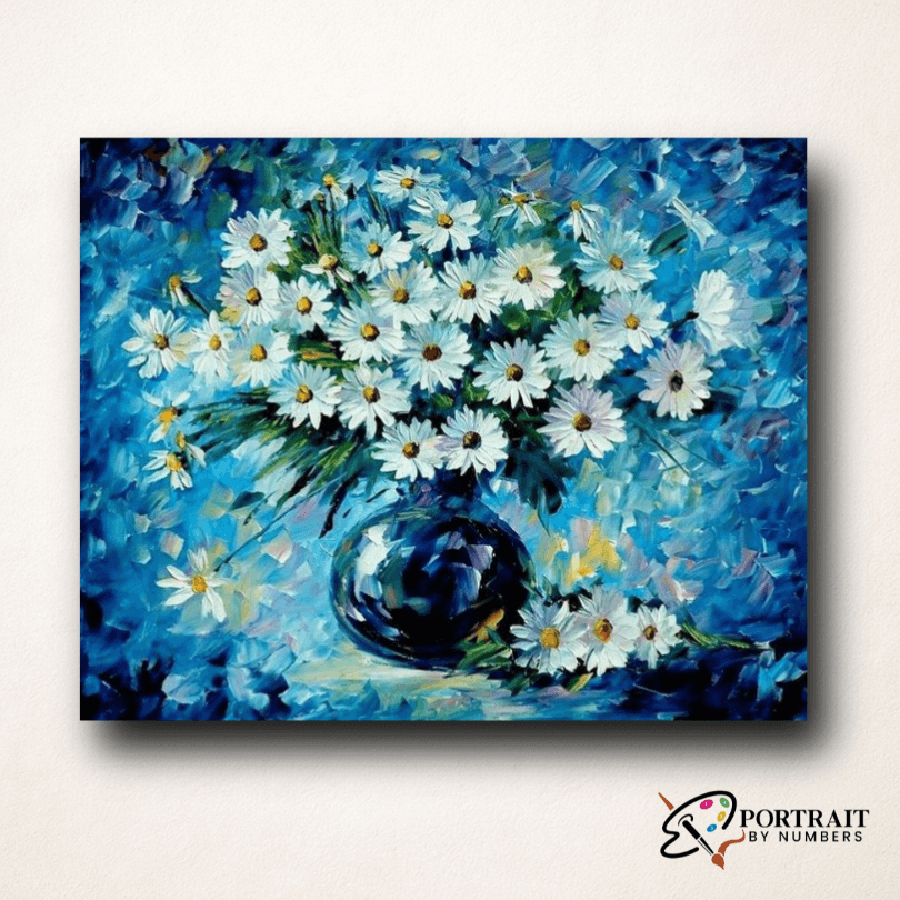 Blue Daisy Floret