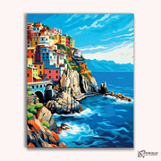 Blue Harbor Serenity -  Paint by Numbers Kit for Adults -  Portrait By Numbers