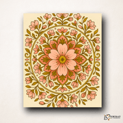 Blush Blossom (Mandala) -  Paint by numbers Kit -  Portrait By Numbers
