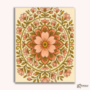 Blush Blossom (Mandala) -  Paint by Numbers Kit for Adults -  Portrait By Numbers