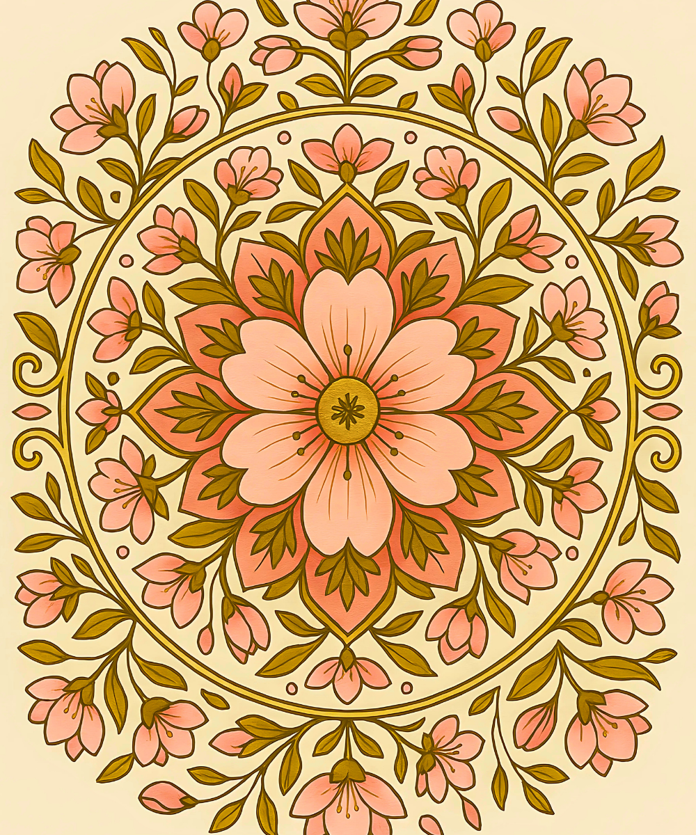 Blush Blossom (Mandala)