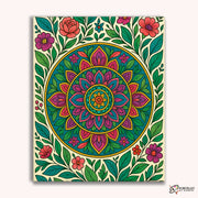 Botanic Spirit (Mandala) -  Paint by Numbers Kit for Adults -  Portrait By Numbers