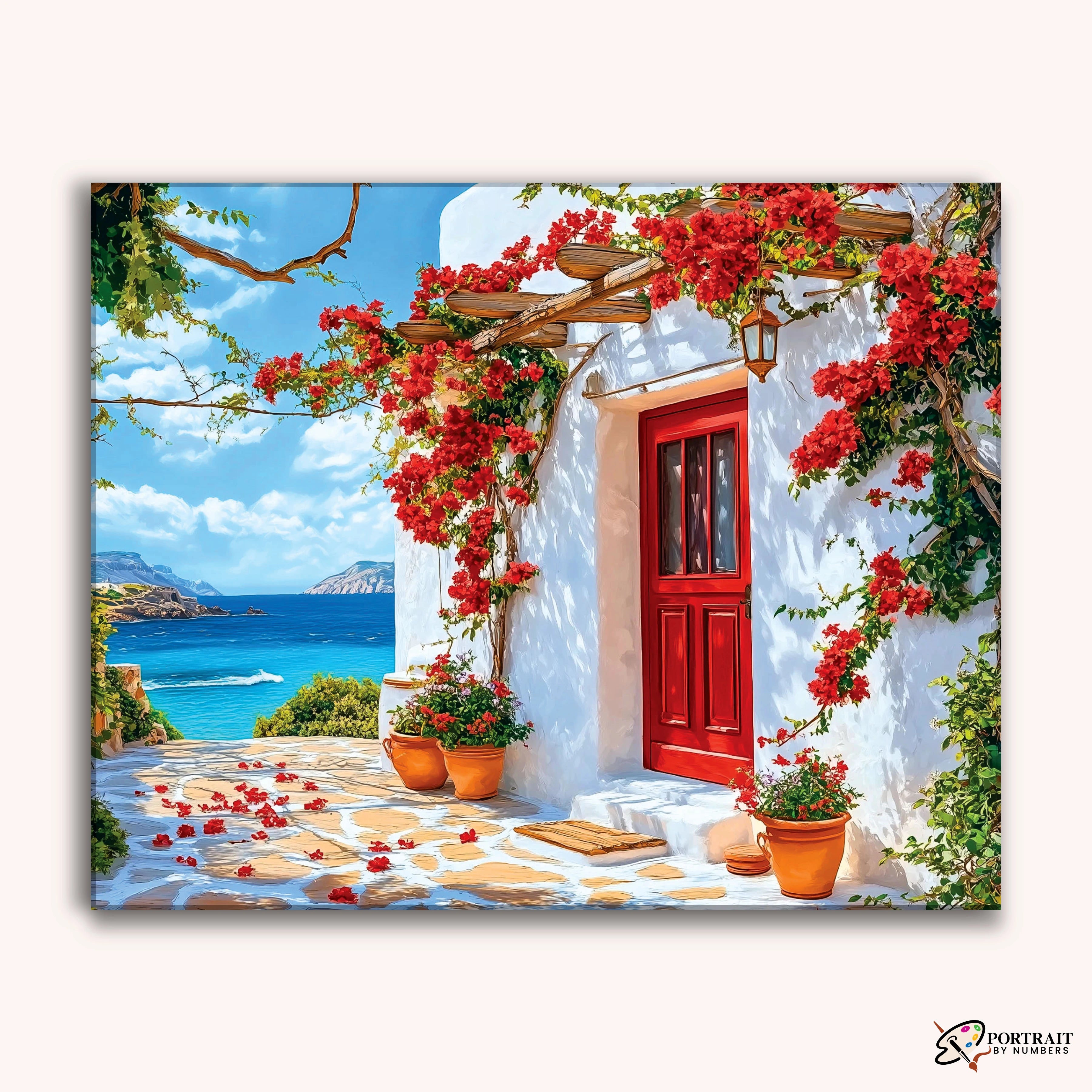 Bougainvillea Bliss -  Paint by Numbers Kit for Adults -  Portrait By Numbers