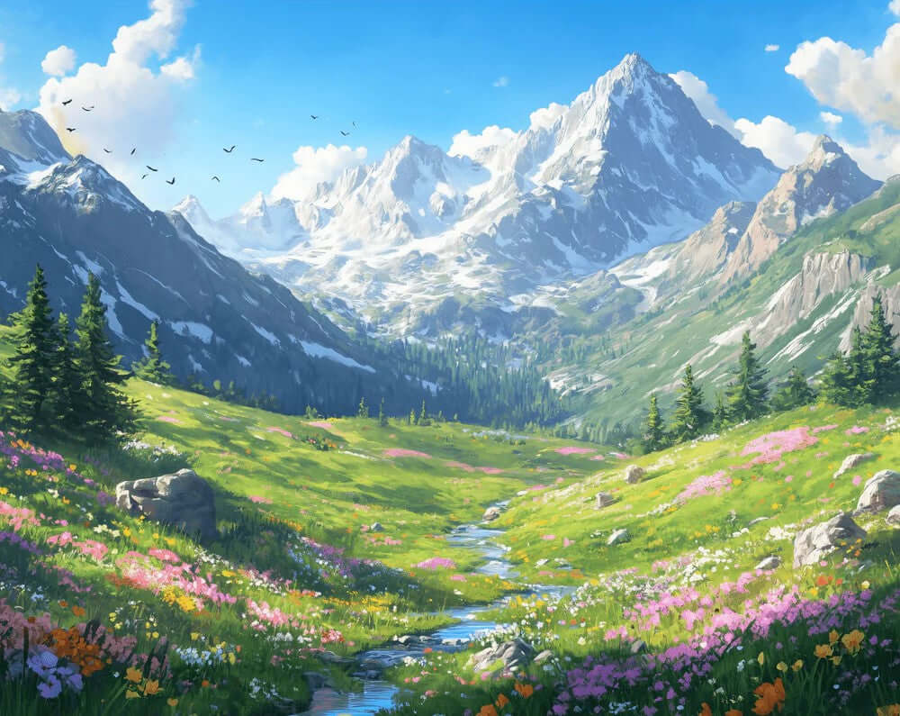 Breathtaking View -  Paint by Numbers Kit for Adults -  Portrait By Numbers