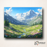 Breathtaking View -  Paint by Numbers Kit for Adults -  Portrait By Numbers