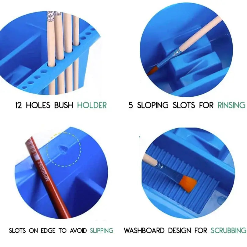 Paint Brush Washer | Art Brush Washer | Portrait By Numbers