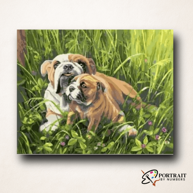 Bulldog with Puppy