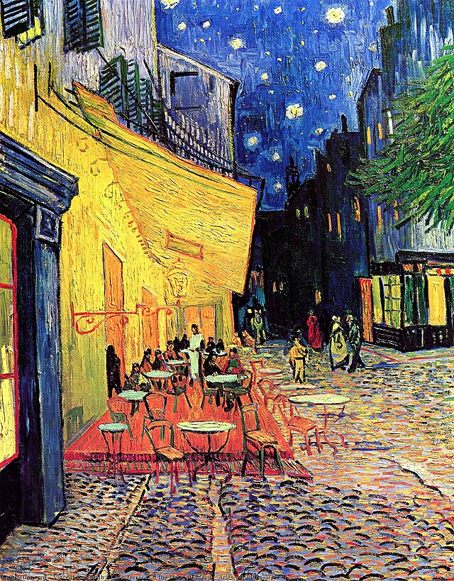 Cafe Terrace at Night - Vincent Van Gogh -  Paint by numbers -  Portrait By Numbers