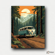 Camping Trip -  Paint by numbers Kit -  Portrait By Numbers