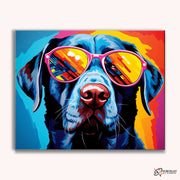 Canine Shades -  Paint by Numbers Kit for Adults -  Portrait By Numbers