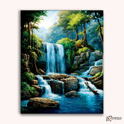 Cascade Haven -  Paint by Numbers Kit for Adults -  Portrait By Numbers