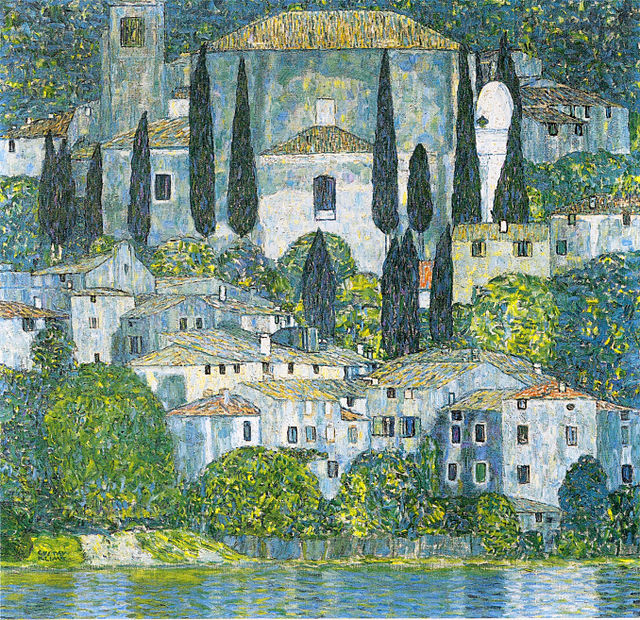 Cassone Church - Gustav Klimt -  Paint by numbers -  Portrait By Numbers