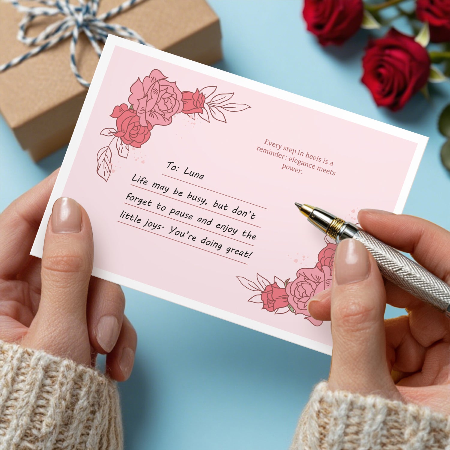 Chic Muse Poster Cards Set -  Paint by Numbers Kit for Adults -  Portrait By Numbers