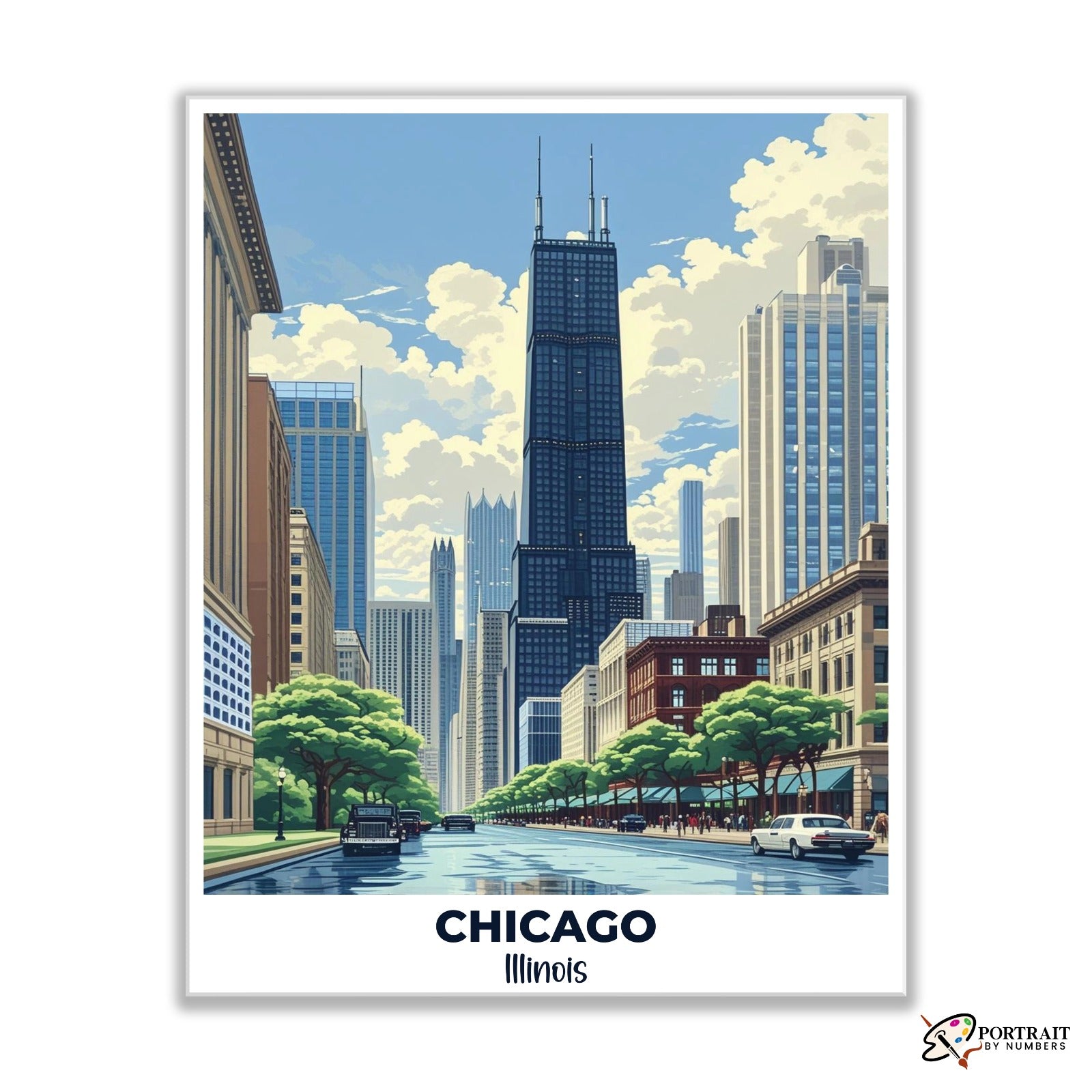Chicago Travel Poster