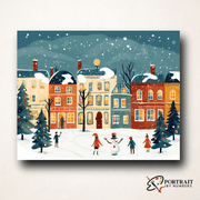 Christmas Eve -  Paint by numbers Kit -  Portrait By Numbers