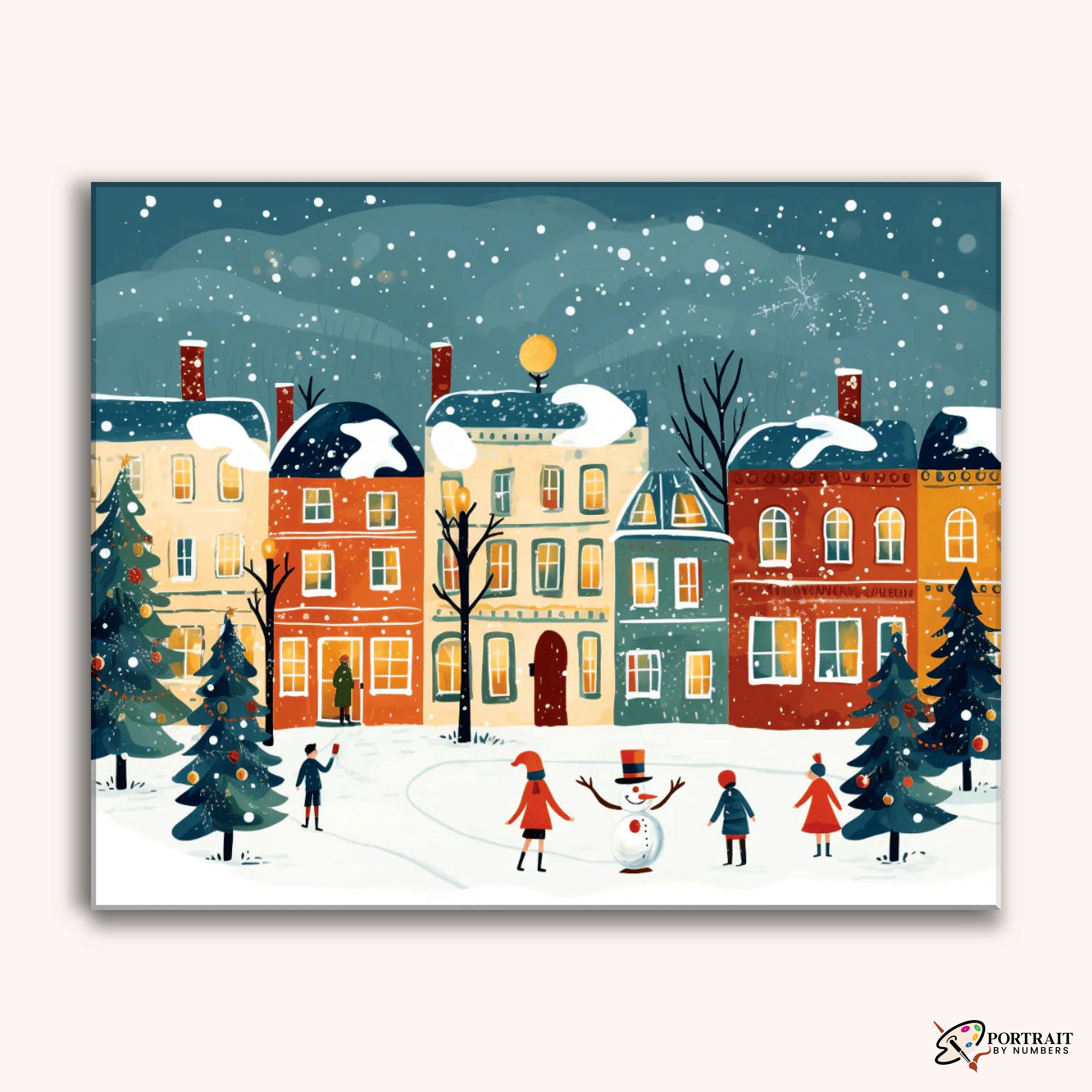 Christmas Eve -  Paint by Numbers Kit for Adults -  Portrait By Numbers