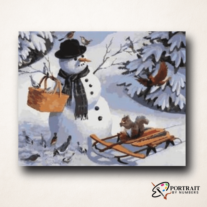 Christmas Gift Snowman