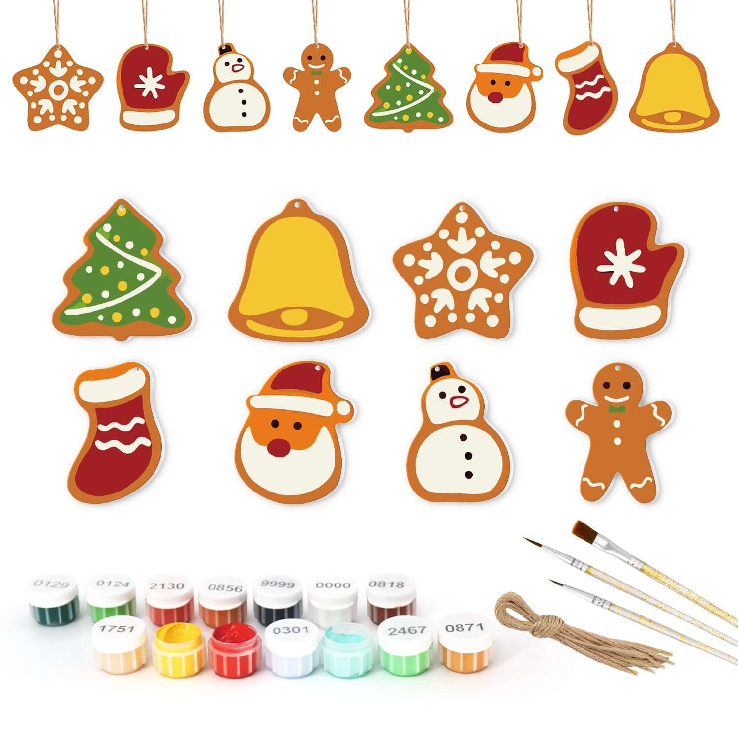 Christmas Joy -  Paint by numbers -  Portrait By Numbers