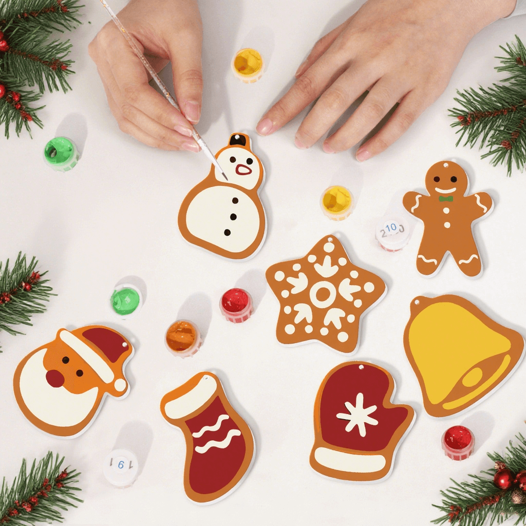 Christmas Joy -  Paint by numbers -  Portrait By Numbers