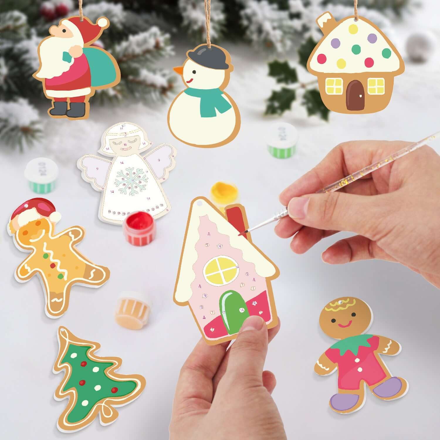 Christmas Magic -  Paint by Numbers Kit for Adults | Relaxing DIY Art Gift | -  Portrait By Numbers
