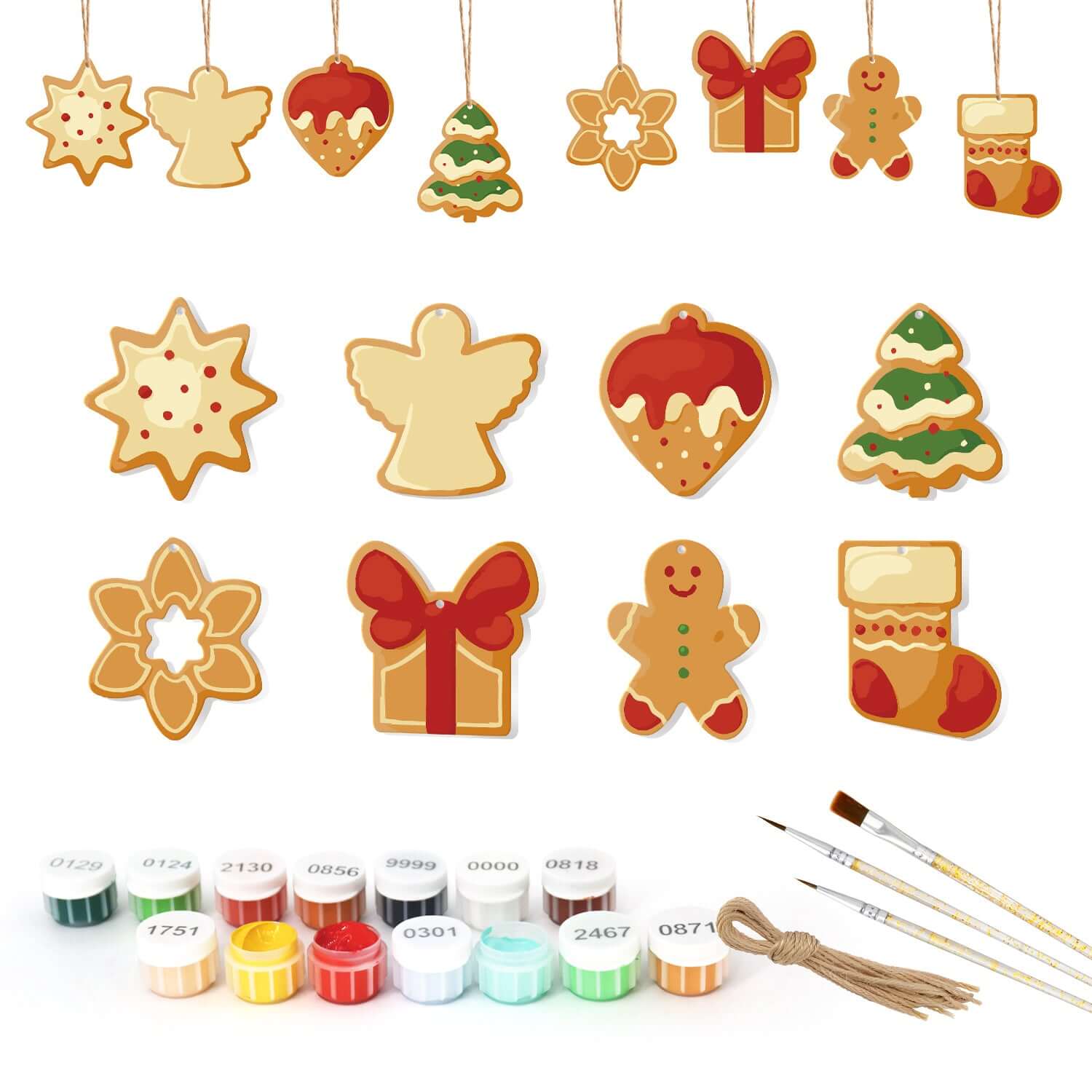 Classic Christmas -  Paint by numbers -  Portrait By Numbers