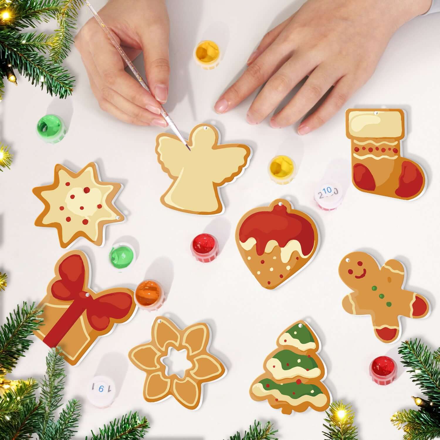 Classic Christmas -  Paint by Numbers Kit for Adults | Relaxing DIY Art Gift | -  Portrait By Numbers