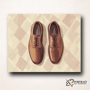 Classy Leather Shoes -  Paint by Numbers Kit for Adults -  Portrait By Numbers