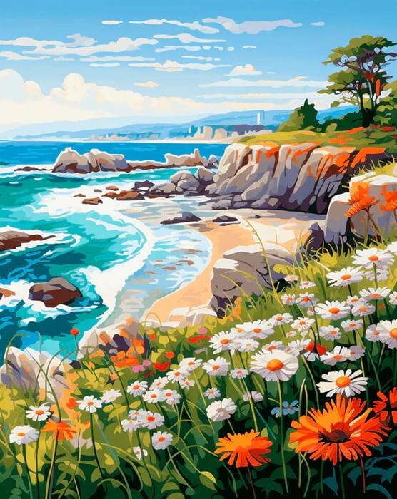 Coastal Bloom Vista
