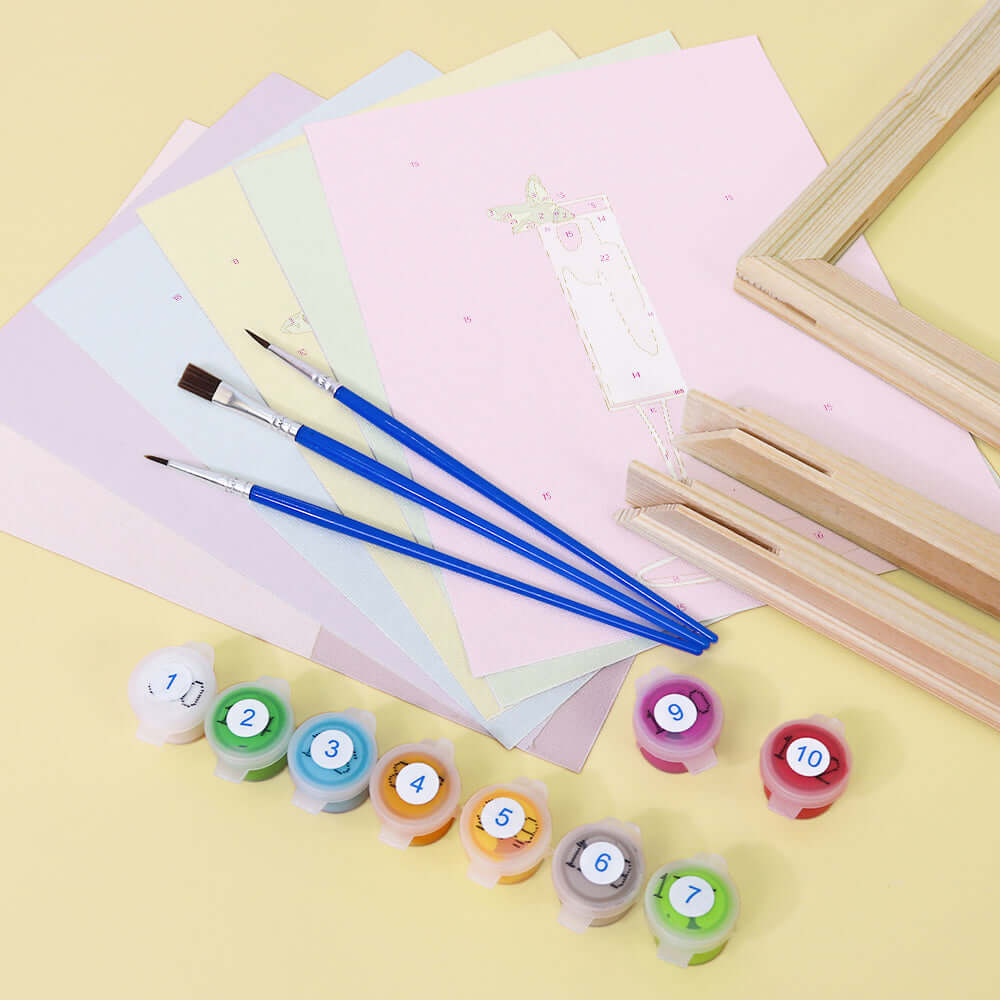 Cocktail Pop (Set of 6) -  Paint by Numbers Kit for Adults -  Portrait By Numbers