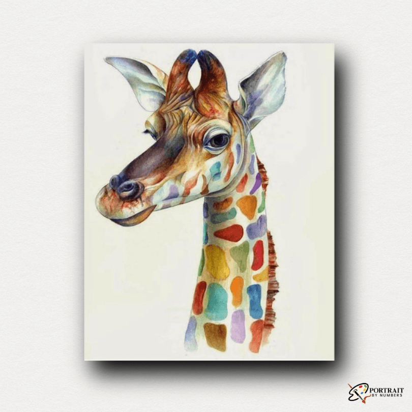 Colorful Giraffe