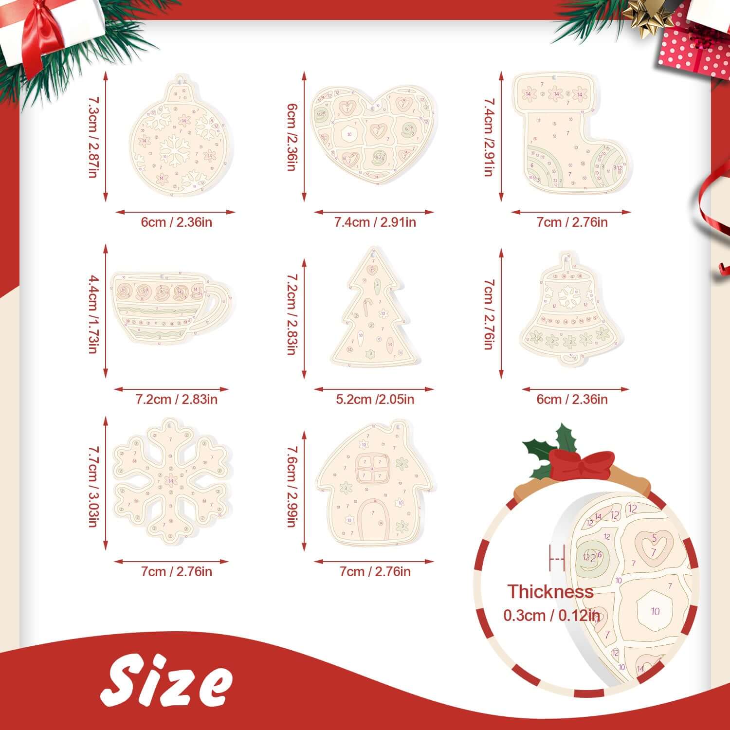 Cozy Holiday -  Paint by Numbers Kit for Adults | Relaxing DIY Art Gift | -  Portrait By Numbers