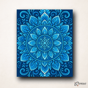 Crystal Flare (Mandala) -  Paint by numbers Kit -  Portrait By Numbers