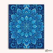 Crystal Flare (Mandala) -  Paint by Numbers Kit for Adults -  Portrait By Numbers