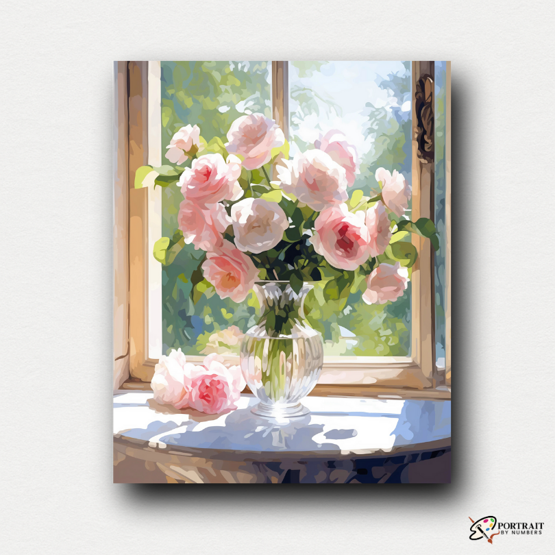Crystal Vase Florals