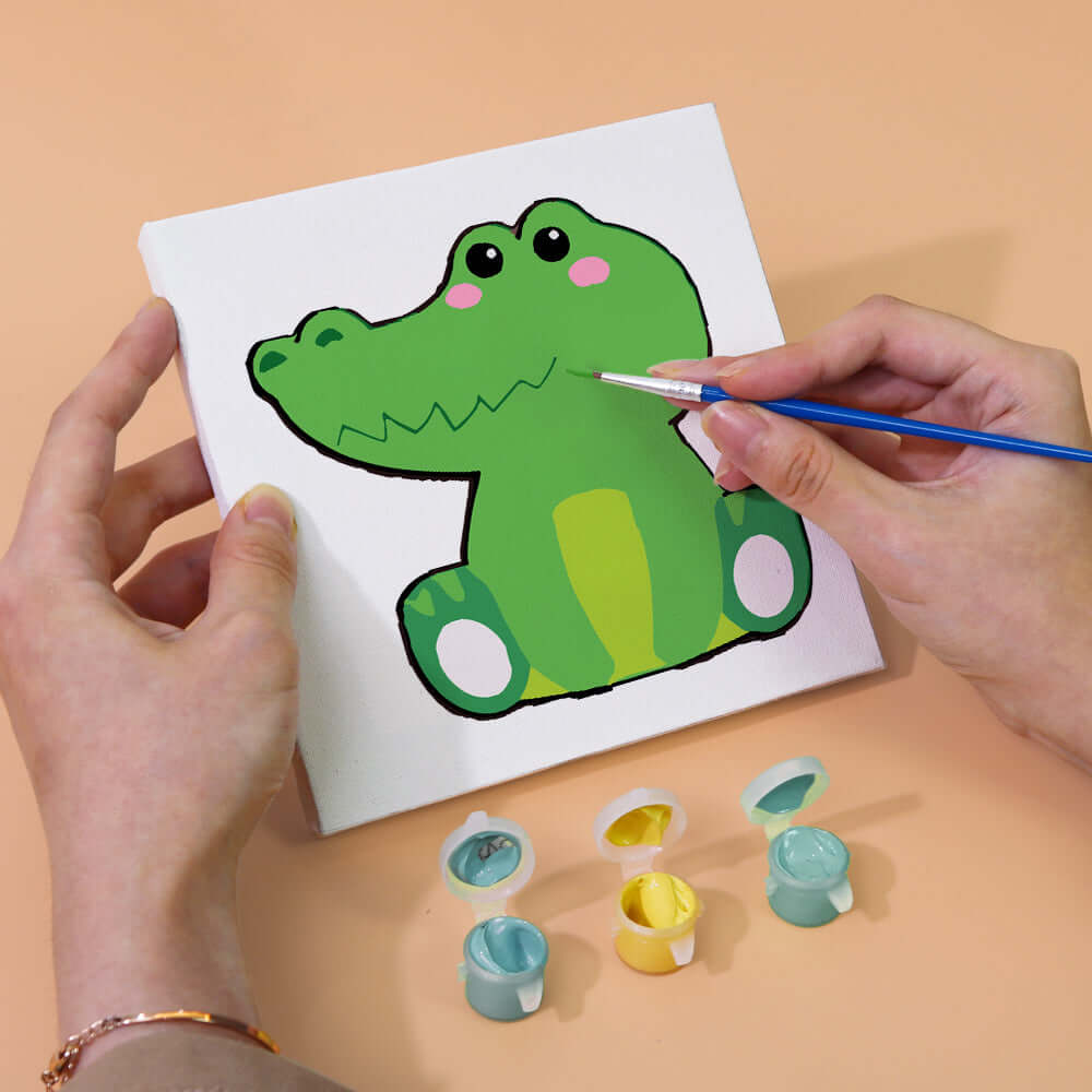 Cuddly Critters (Set of 6) -  Paint by numbers Kit -  Portrait By Numbers