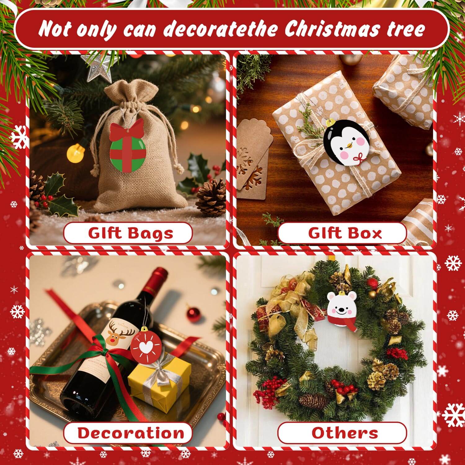Cute Christmas -  Paint by Numbers Kit for Adults | Relaxing DIY Art Gift | -  Portrait By Numbers