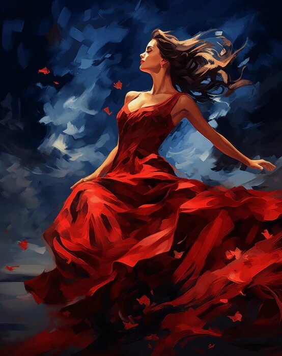 Dancer in Red