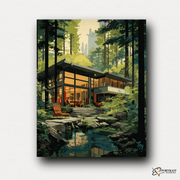 Deep Forest Coziness -  Paint by numbers -  Portrait By Numbers
