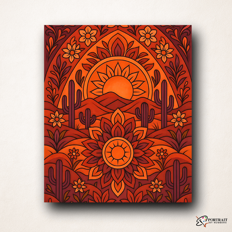 Desert Bloom (Mandala)