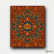 Desert Flame (Mandala) -  Paint by numbers Kit -  Portrait By Numbers
